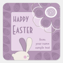 Happy Easter Greeting Sticker