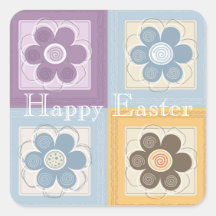 Happy Easter Greeting Sticker