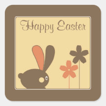 Happy Easter Greeting Sticker