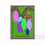 HAPPY EASTER GREETINGS GREETING CARD