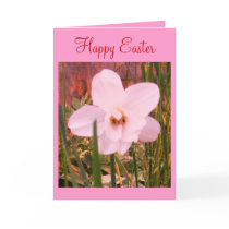 Happy Easter-Grreting Card-Floral Design