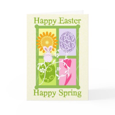 Happy   Spring on Happy Easter Happy Spring Card From Zazzle Com