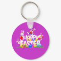 Happy Easter Keychain by lizzymk06 Happy Easter Keychain
