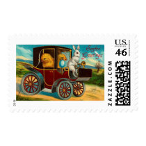 Happy Easter Motor Car Ride postage by easterfun Happy Easter Motor Car Ride postage
