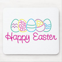 Happy Easter Mouse Mats
