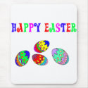 Happy Easter Mousepad by myholidaytee Happy Easter Mousepad