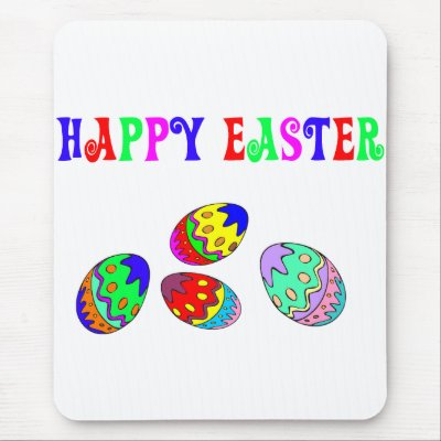 Happy Easter Mousepad by myholidaytee