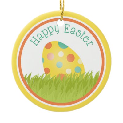 Happy Easter Ornaments