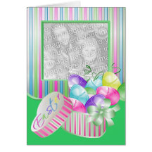 Happy Easter Photo Template Greeting Cards