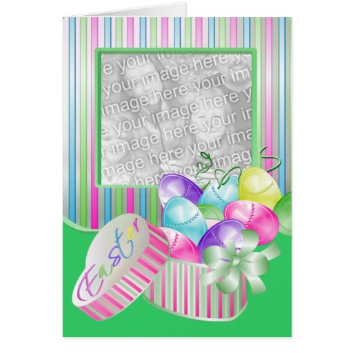 Happy Easter Photo Template Greeting Cards