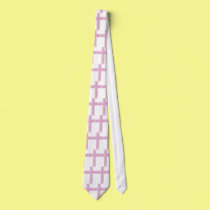 Happy Easter Pink Cross with Lilies ties