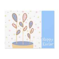 Happy Easter Plant postcards by Suzettas Happy Easter Plant postcards