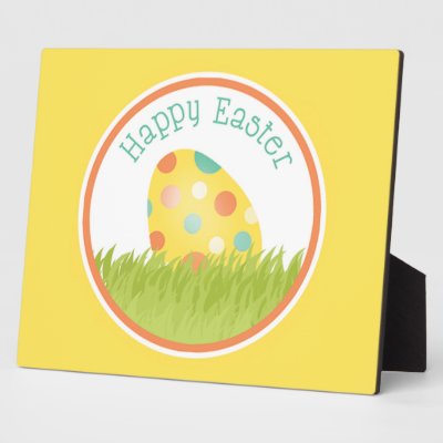 Happy Easter Photo Plaques