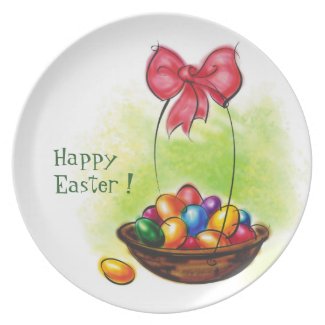 Happy Easter plate