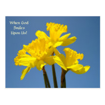 Happy Easter! Post Cards When God Smiles Upon Us