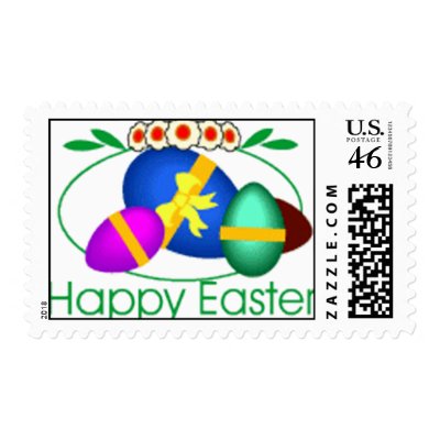 happy_easter postage by happyhippy1953