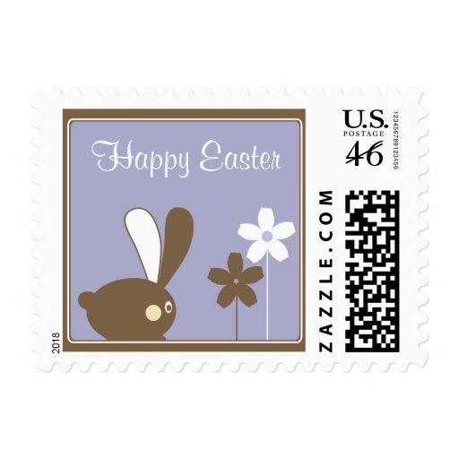 Happy Easter Postage Stamp