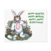 Happy Easter Postcard by ZachBear Happy Easter Postcard