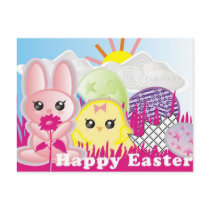 Happy Easter Postcard