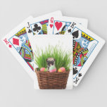 Happy Easter pug puppy Deck Of Cards