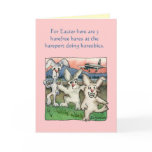 Happy Easter Puns with Buns Funny Cards cards