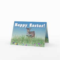Happy Easter Pygmy Goat cards