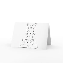 Happy Easter Rabbit Greeting Cards