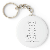 Happy Easter Rabbit Key Chain