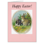 Happy Easter Rabbits Greeting Card