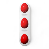 Happy Easter - Red Egg Skateboard