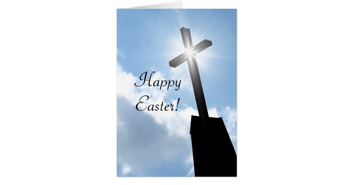 Happy Easter Religious Greeting Card | Zazzle