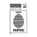 happy easter stamp