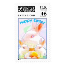 Happy easter stamp