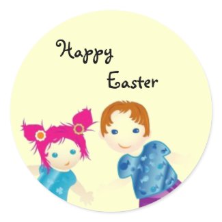 happy easter sticker