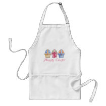 Happy Easter Three Baskets Tees and GIfts aprons by naturetees Happy Easter Three Baskets Tees and GIfts aprons
