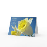 HAPPY EASTER! to You Cards Yellow Daffodils