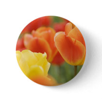 Happy Easter Tulips buttons
