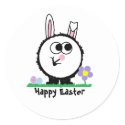 Happy Easter Weeble Sticker sticker