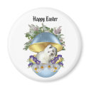 Happy Easter with a dog magnets by Proud_Army_Wife1977 Happy Easter with a dog magnets