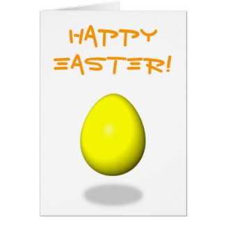 Happy Easter - Yellow Egg