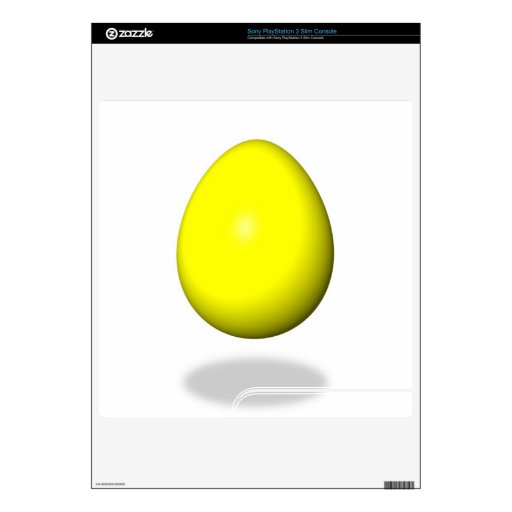 Happy Easter - Yellow Egg PS3 Slim Skins