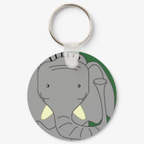 HAPPY ELEPHANT KEYCHAIN