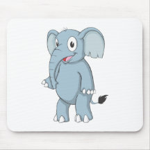 Happy Elephant Mousepad