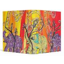 Happy Elephant Parade Binder by kewzoo Happy Elephant Parade Binder
