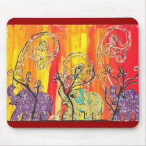 Happy Elephant Parade Mousepad