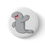Happy Elephant Seal buttons