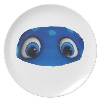 Happy Eyes Blue Cutout