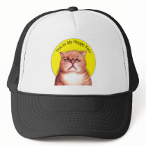 Happy Face cat hats by gailgastfield Happy Face cat hats