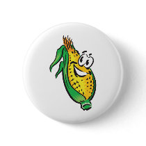 happy face corn on the cob buttons