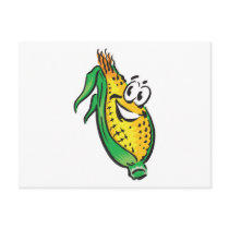 happy face corn on the cob postcards by doonidesigns happy face corn on the cob postcards